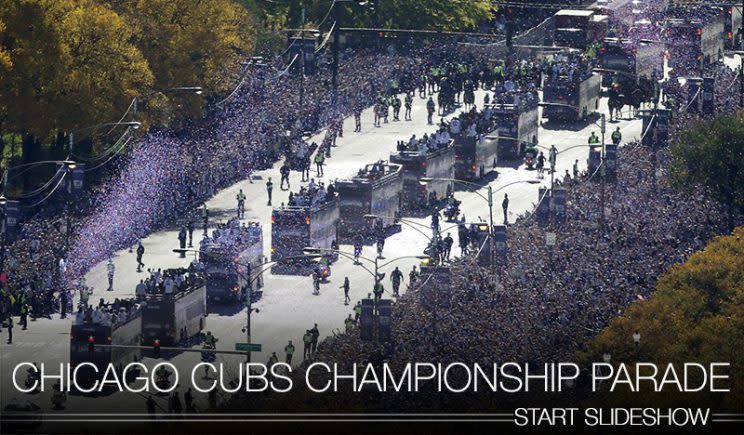 The best moments from the Cubs championship parade