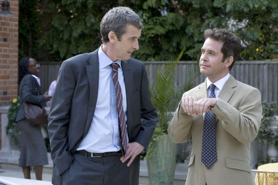 In the loop Year : 2009 Director :  Armando Iannucci Peter Capaldi, Tom Hollander