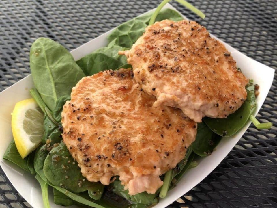 The Salmon Spot salmon cakes