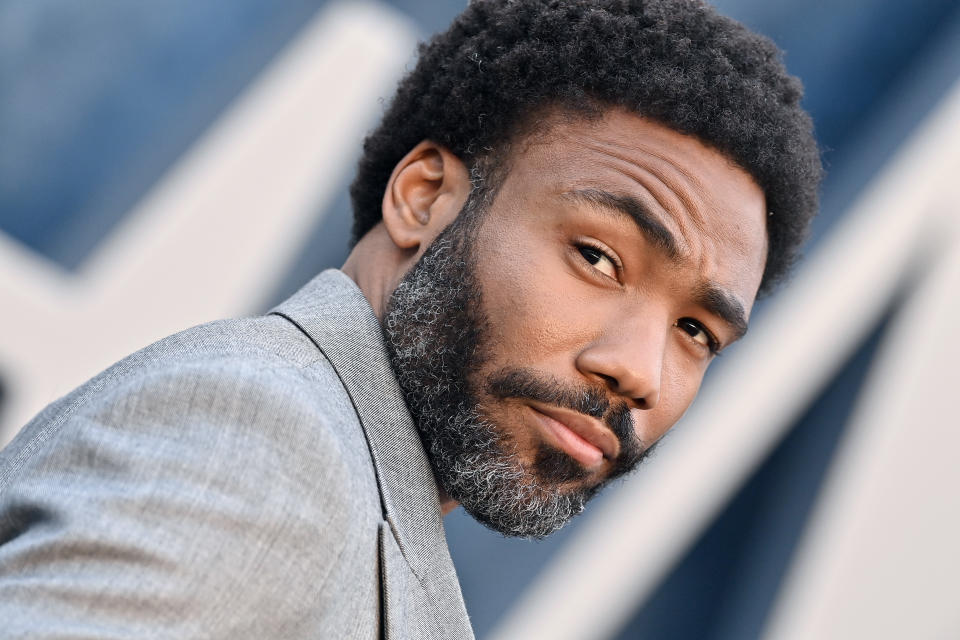 Donald Glover on the red carpet