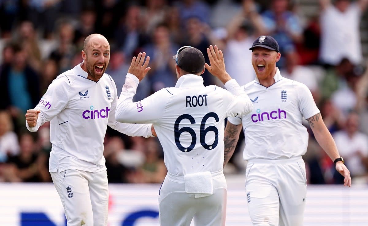 Jack Leach shone for England (Mike Egerton/PA) (PA Wire)