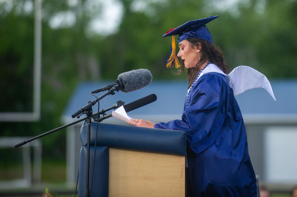 Scenes from Anderson County High's graduation held at their football stadium in Clinton, Tenn. on Friday, May 13, 2022.