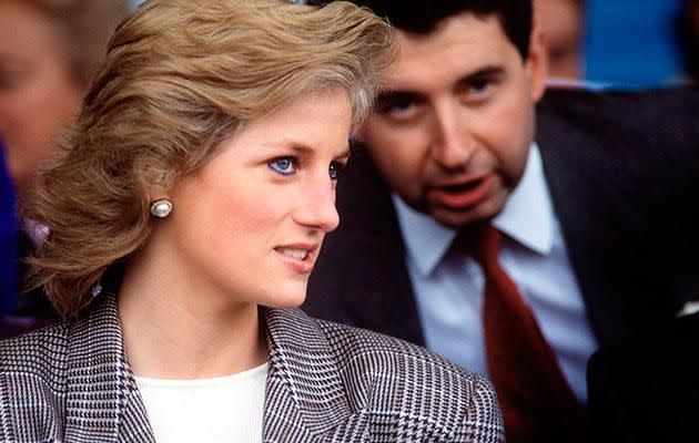 Diana's former private secretary (pictured) has revealed Diana confronted Camilla about her affair with Charles. Photo: Getty Images