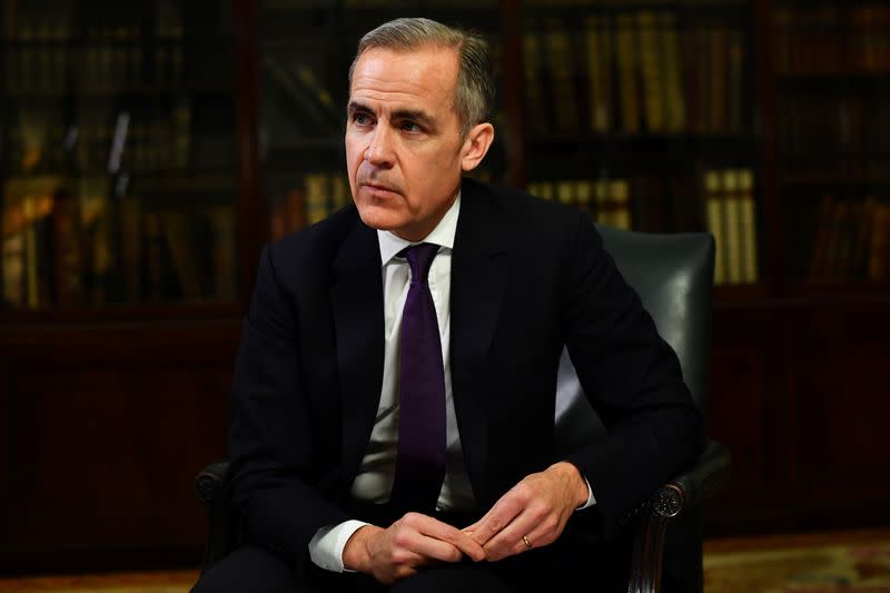 Mark Carney, Governor of the Bank of England, poses for a portrait in London