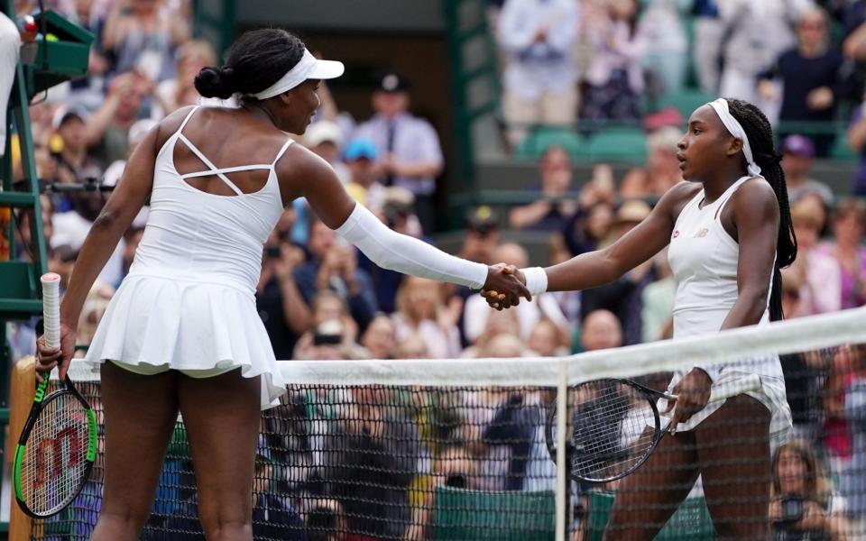 Coco Gauff will face Venus Williams in the pick of the first-round matches at the Australian Open - REX