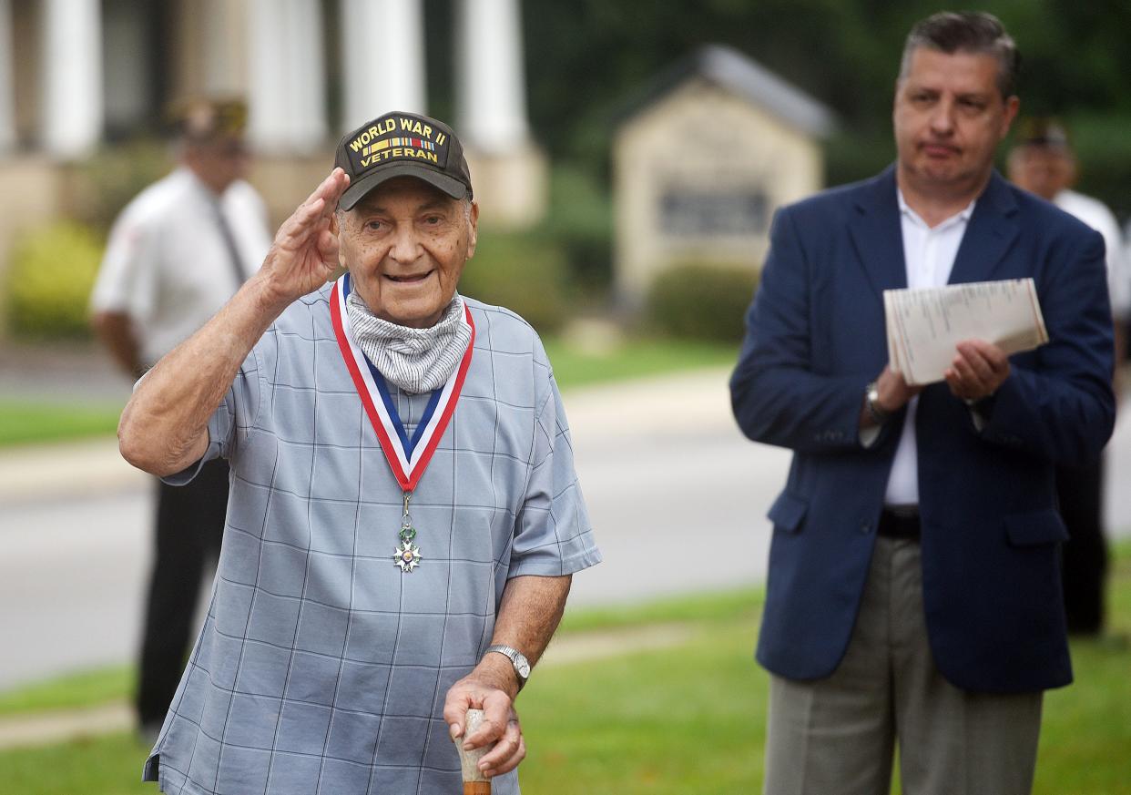 North Sewickley Township World War II veteran Guy Prestia recently received a letter from President Joe Biden, recognizing his recent 100th birthday.