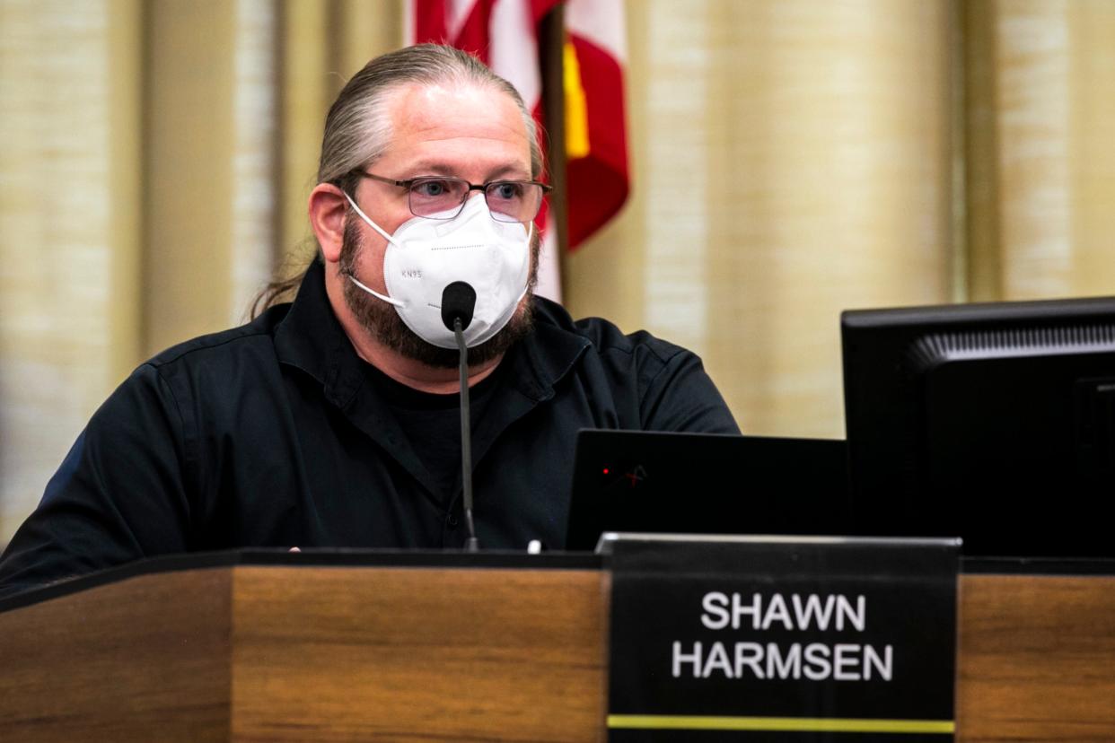 Shawn Harmsen, a member of the Iowa City City Council, sasys he wants to wait until September to decide whether to remove from the city code a state-negated ordinance banning discrimination against renters with federal housing vouchers.