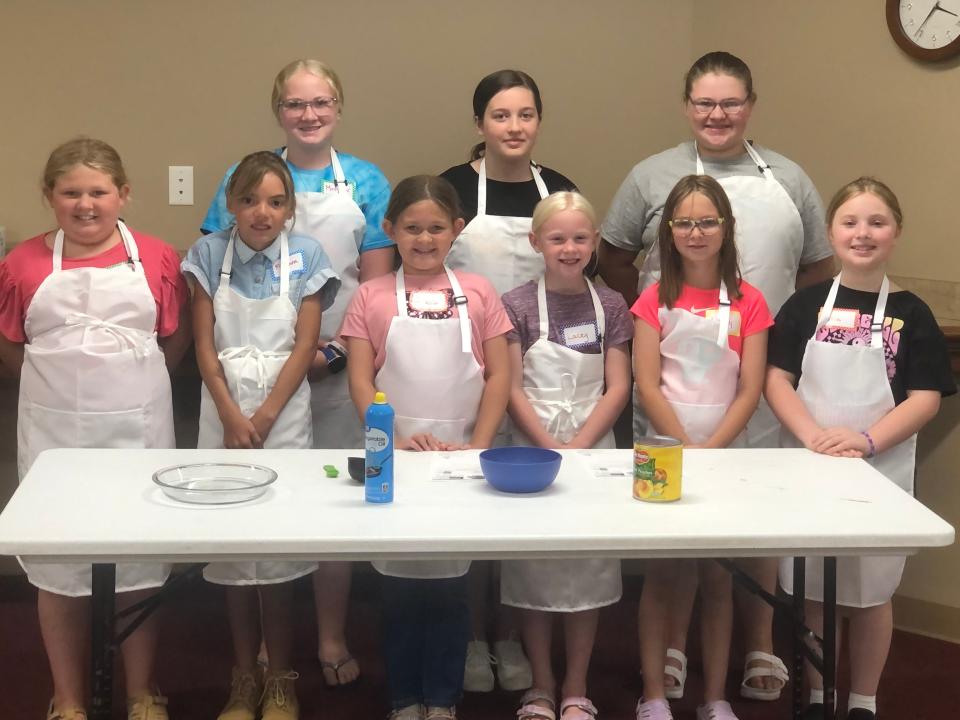 The cooking camp was open to girls ages 8-15. They were reminded all chefs start out as beginners and were encouraged to share the recipes they made with their families.