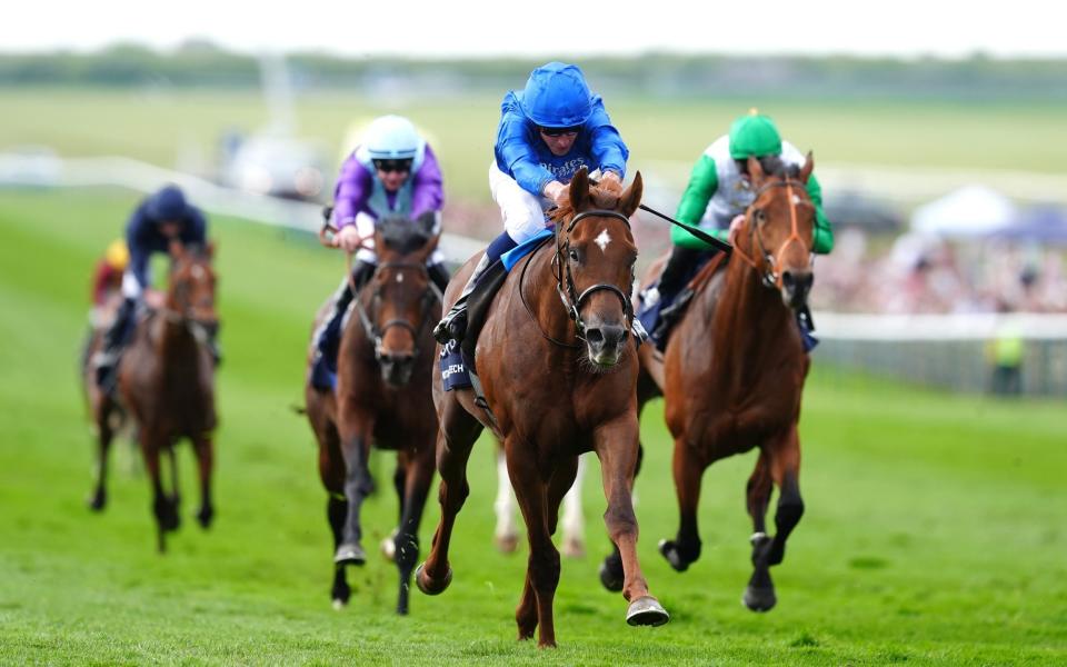 Notable Speech, who can follow up his 2000 Guineas win in the St James's Palace Stakes