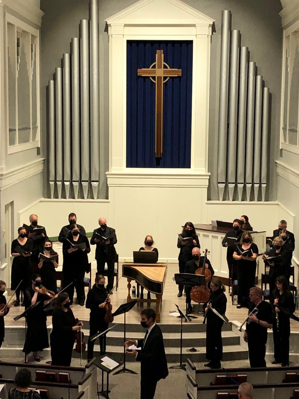 The Holland Bach Society performs works of J.S. Bach at Second Reformed Church in Zeeland.