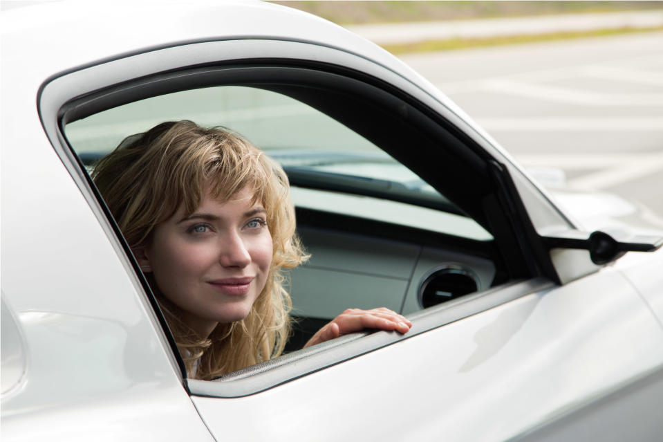 This image released by DreamWorks II shows Imogen Poots in a scene from “Need for Speed.” (AP Photo/DreamWorks II, Melinda Sue Gordon)