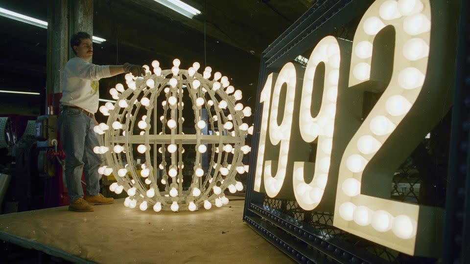 Artkraft Strauss, a sign company founded by Jacob Starr, was responsible for the ball design and its drop for nearly a century. - Marty Lederhandler/AP