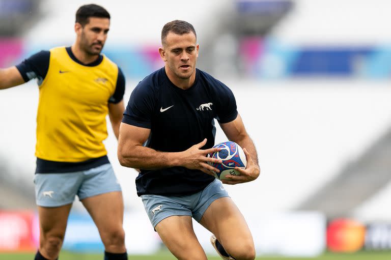 Emiliano Boffelli, uno de los Pumas que será titular frente a Inglaterra en el debut en el Mundial de Francia