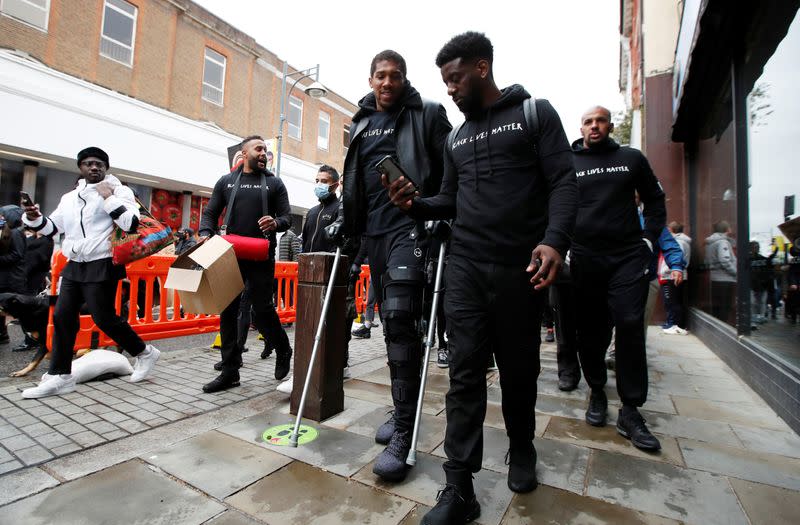 Protest against the death of George Floyd, in Watford