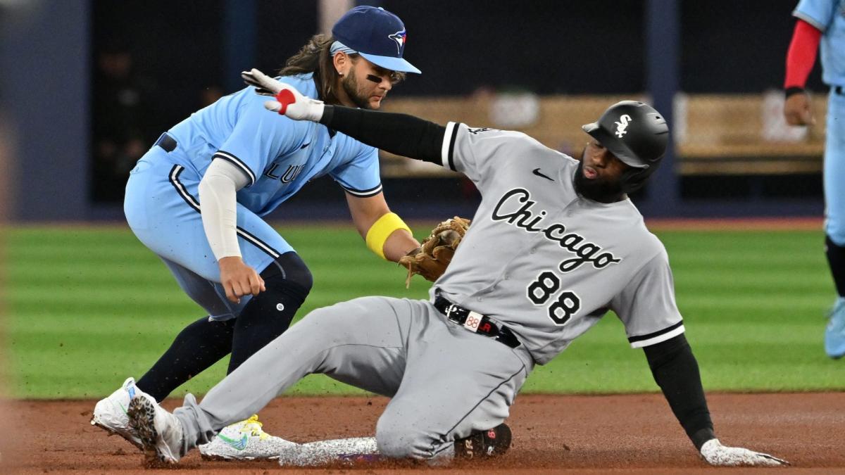 Luis Robert leaves game after getting hit by pitch - Chicago Sun-Times