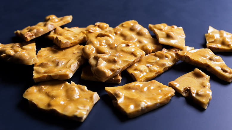 peanut brittle chunks