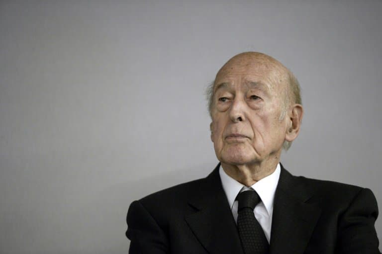 L'ancien président Valéry Giscard d'Estaing le 14 octobre 2014 au Bourget, près de Paris - STEPHANE DE SAKUTIN © 2019 AFP