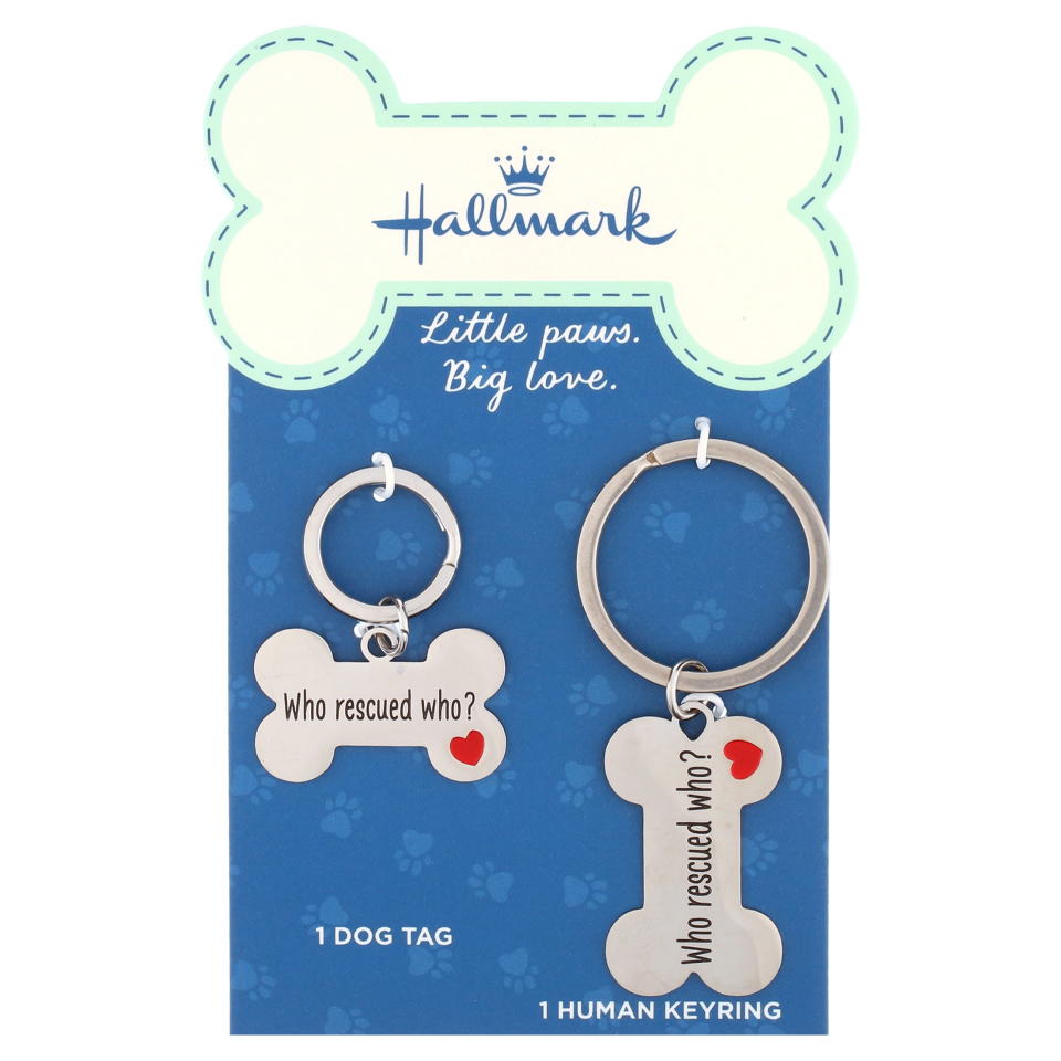 <p><a href="https://go.redirectingat.com?id=74968X1596630&url=https%3A%2F%2Fwww.walmart.com%2Fip%2FConnections-from-Hallmark-Stainless-Steel-Dog-Who-Rescued-Who-Tag-and-Keychain-Set%2F734134068&sref=https%3A%2F%2Fwww.thepioneerwoman.com%2Fholidays-celebrations%2Fgifts%2Fg35821496%2Fbest-mothers-day-gifts-walmart%2F" rel="nofollow noopener" target="_blank" data-ylk="slk:Shop Now;elm:context_link;itc:0;sec:content-canvas" class="link ">Shop Now</a></p><p>Who Rescued Who Tag and Keychain Set</p><p>walmart.com</p><p>$9.97</p><span class="copyright">Walmart</span>