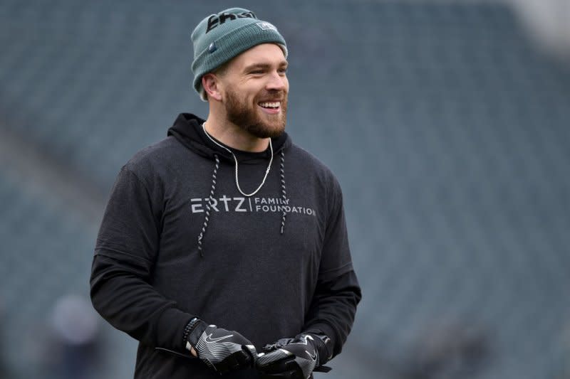 Veteran tight end Zach Ertz spent the majority of his career with the Philadelphia Eagles. File Photo by Derik Hamilton/UPI