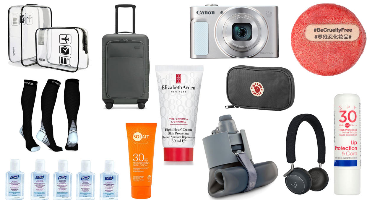 Don't leave the house without these 12 travel essentials [Photo: Yahoo Style UK]