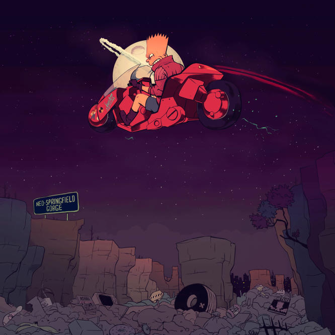 How the internet embraced a 'Simpsons'-'Akira' mashup