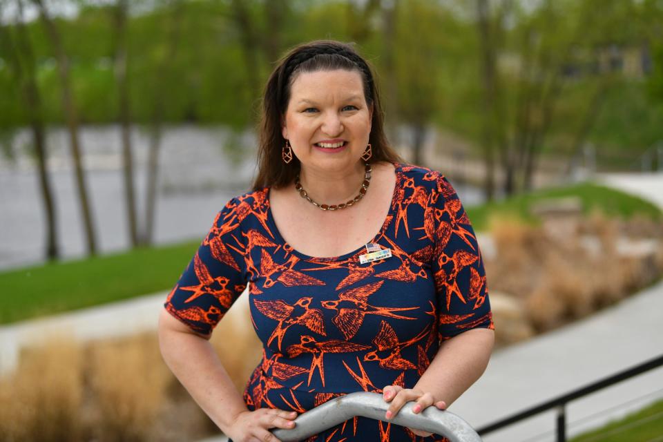 DFL-endorsed Minnesota Senate District 13 candidate Alissa Brickman is pictured Thursday, May 19, 2022, in Sauk Rapids.