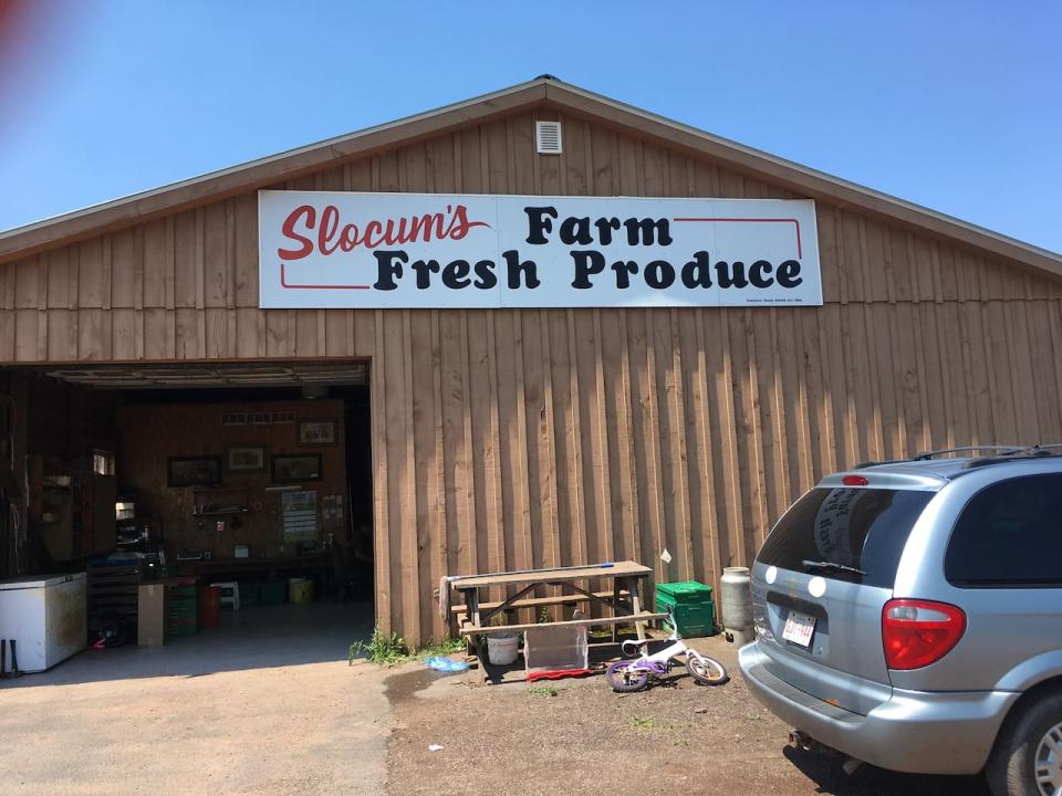 The farm stand in Waterborough continues to be run by generations of Slocums in Arcadia. 