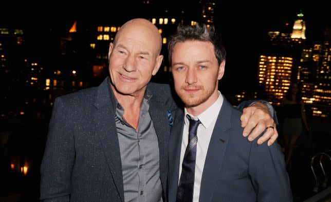 James McAvoy and Patrick Stewart (Getty)