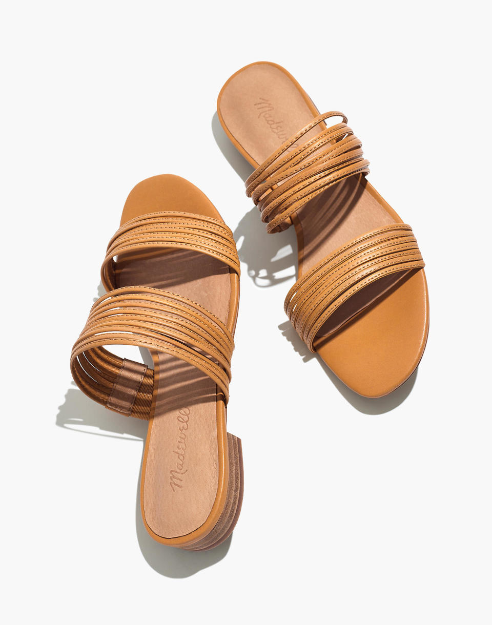 The Meg Slide Sandal in Leather (Photo: Madewell)