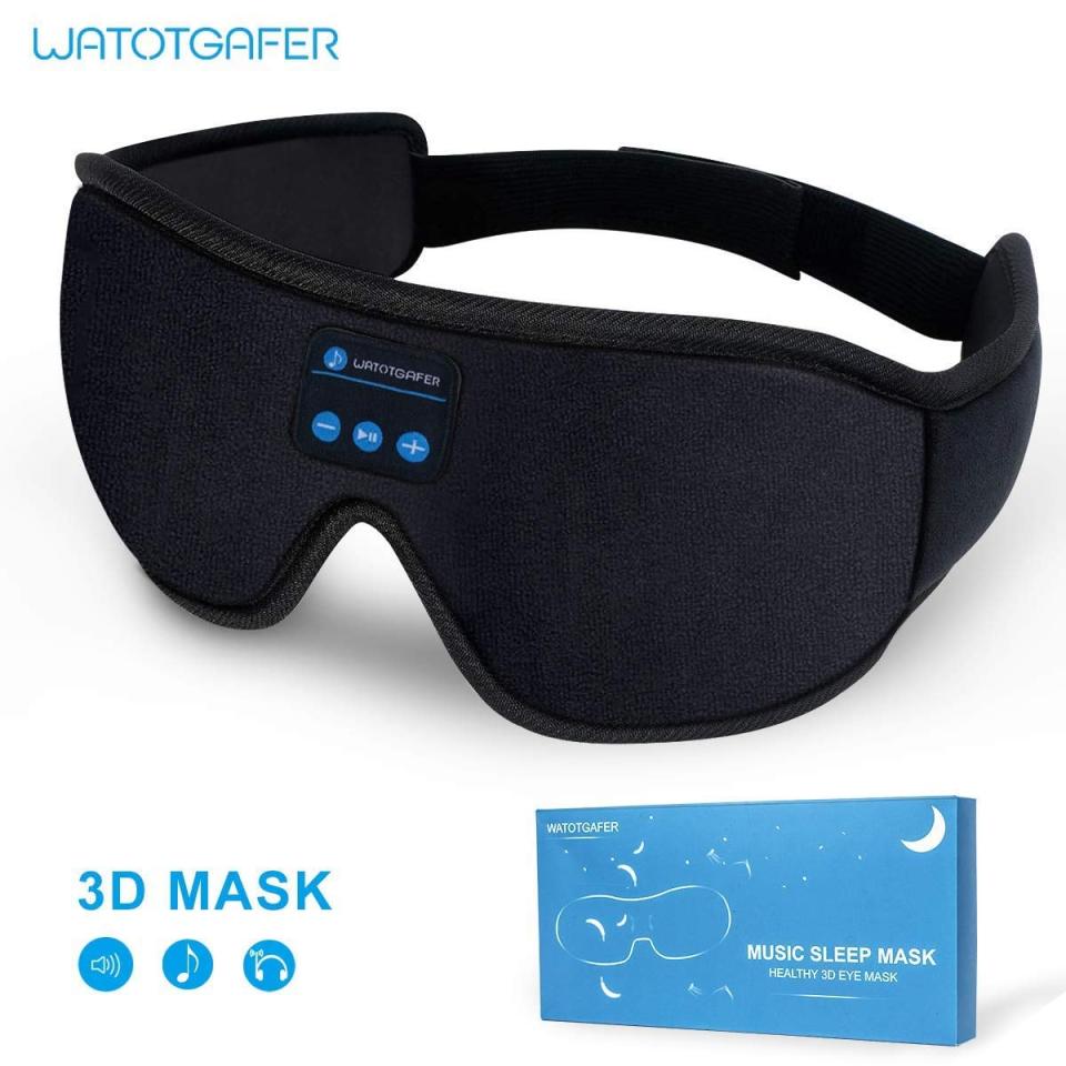 <p>Make 2022 the year you finally sleep well with the help of this <span>Sleep Headphones and Eye Mask</span> ($19, originally $23). The weight of the mask will help lull you to sleep. Plus, with the headphones, you can listen to relaxing music or calming sounds as you drift off.</p>
