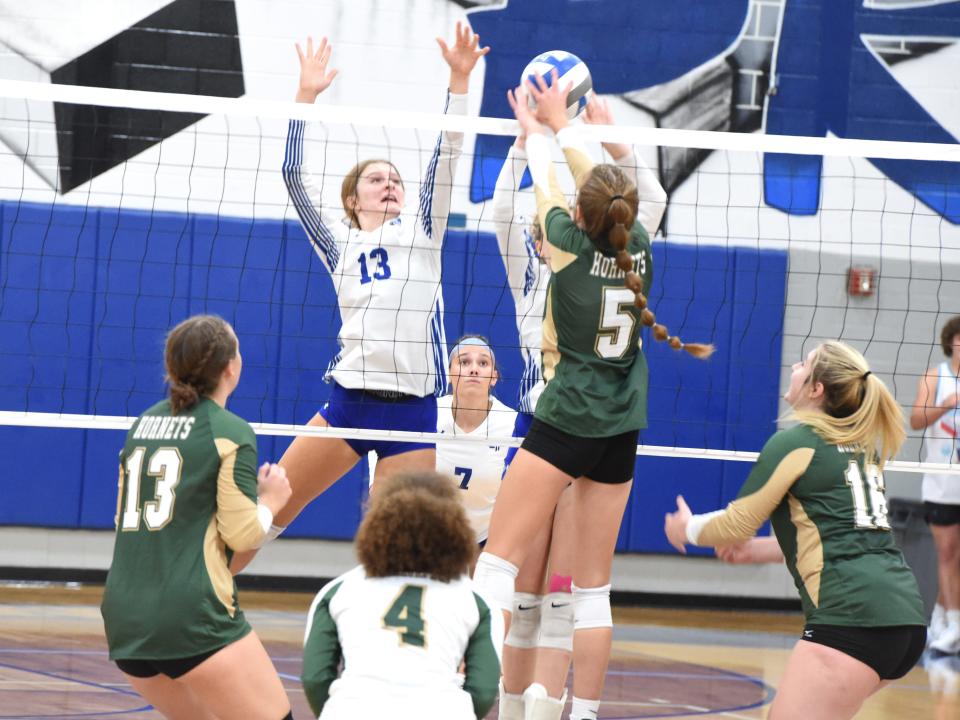 Fort Defiance hosted Wilson Memorial in Shenandoah District volleyball Thursday, Sept. 22.