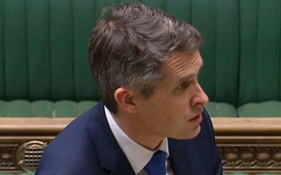 A delay to the reshuffle could mean a reprieve for Gavin Williamson, the Education Secretary - House of Commons/PA