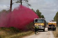 Wildfires in southwestern France