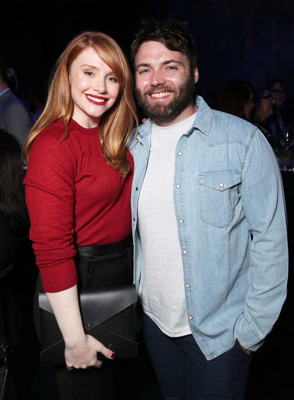  Bryce Dallas Howard and husband Seth Gabel attend Sundance Institute NIGHT BEFORE NEXT at The Theatre At The Ace Hotel on August 11, 2016 in Los Angeles, California. (Todd Williamson / Getty Images)