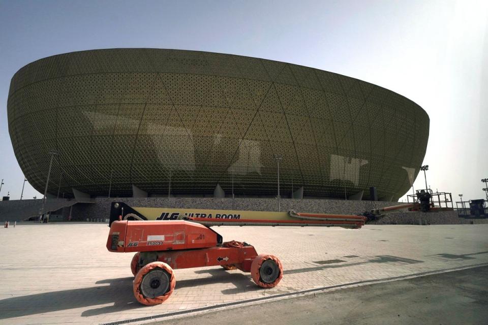 The Lusail Stadium, a venue for the FIFA World Cup Qatar 2022 (PA) (PA Archive)