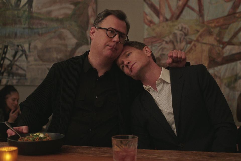 Uncoupled. (L to R) Brooks Ashmanskas as Stanley James, Neil Patrick Harris as Michael Lawson in episode 104 of Uncoupled.