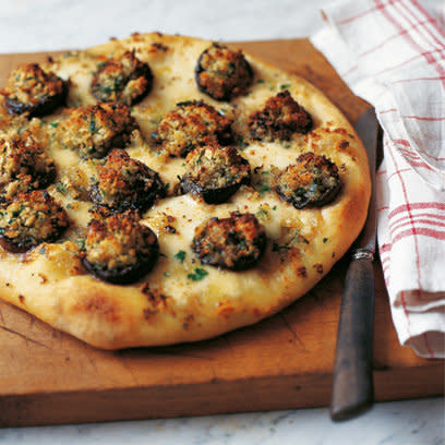 Garlic Mushroom Pizza recipe, Pizza and Focaccia