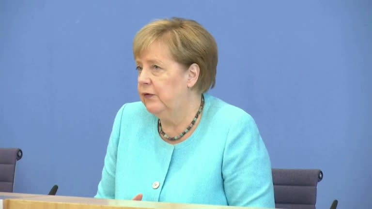 Merkel worried by 'exponential growth' of virus cases in Germany