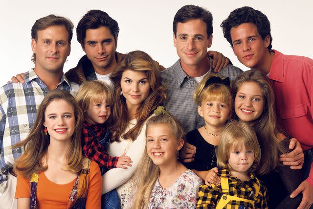 <p>Bob D'Amico /Disney General Entertainment Content via Getty </p> Cast of <em>Full House</em> in 1993