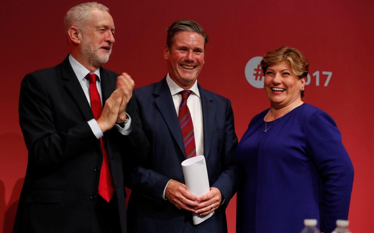 Jeremy Corbyn, Keir Starmer and Emily Thornberry  - Copyright Â©Heathcliff O'Malley , All Rights Reserved, not to be published in any format without p