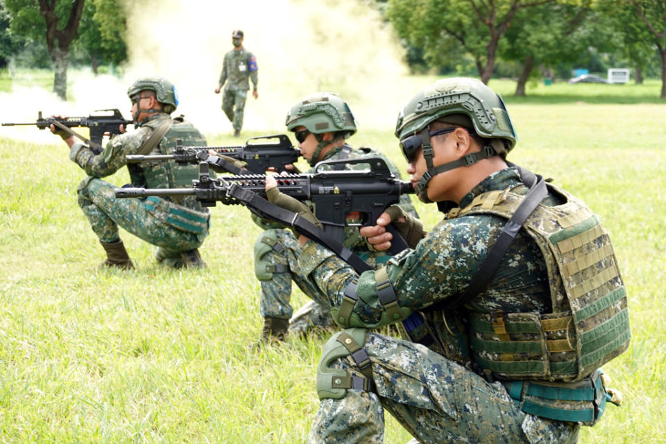 圖為國軍演練強化戰備。（資料照/示意圖/姚志平攝）