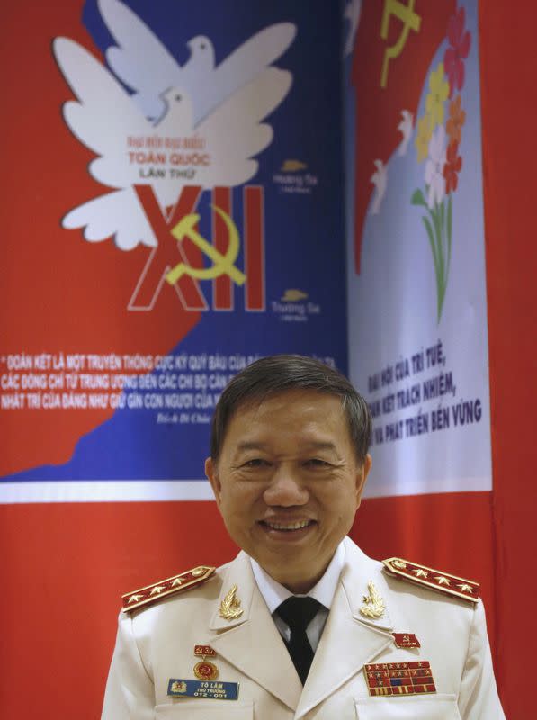 FILE PHOTO: Lam poses for a photo in Hanoi