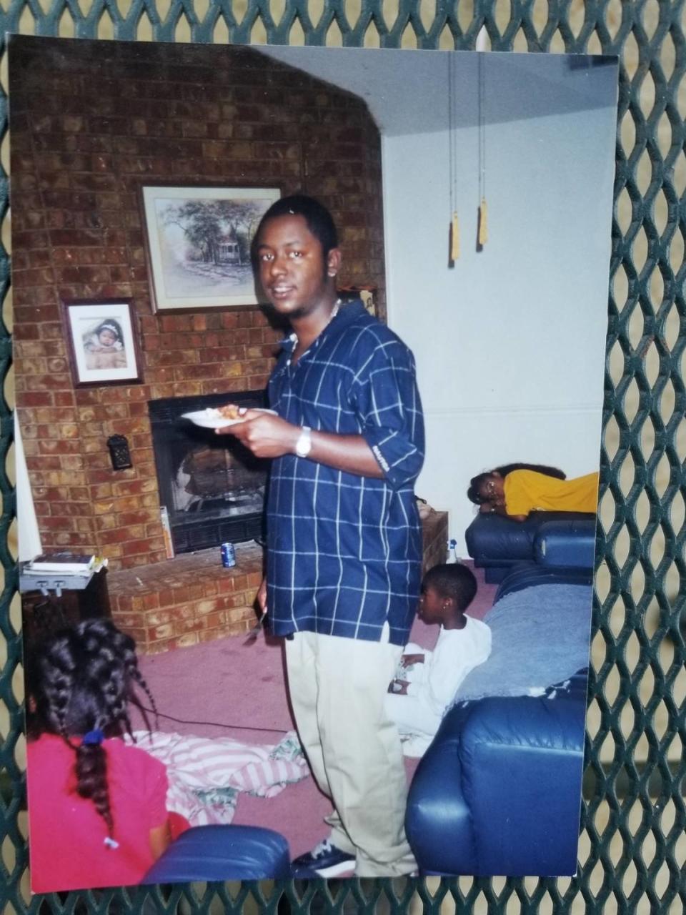 A photograph of Derrick Williams, who is now an inmate at the Clay County Detention Center. Williams, who was deemed incompetent to stand trial, is waiting for a bed to open up at a state-operated mental health hospital. 