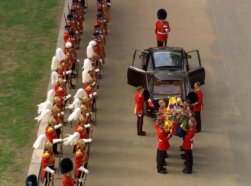 Queen Elizabeth II Funeral - Coffin