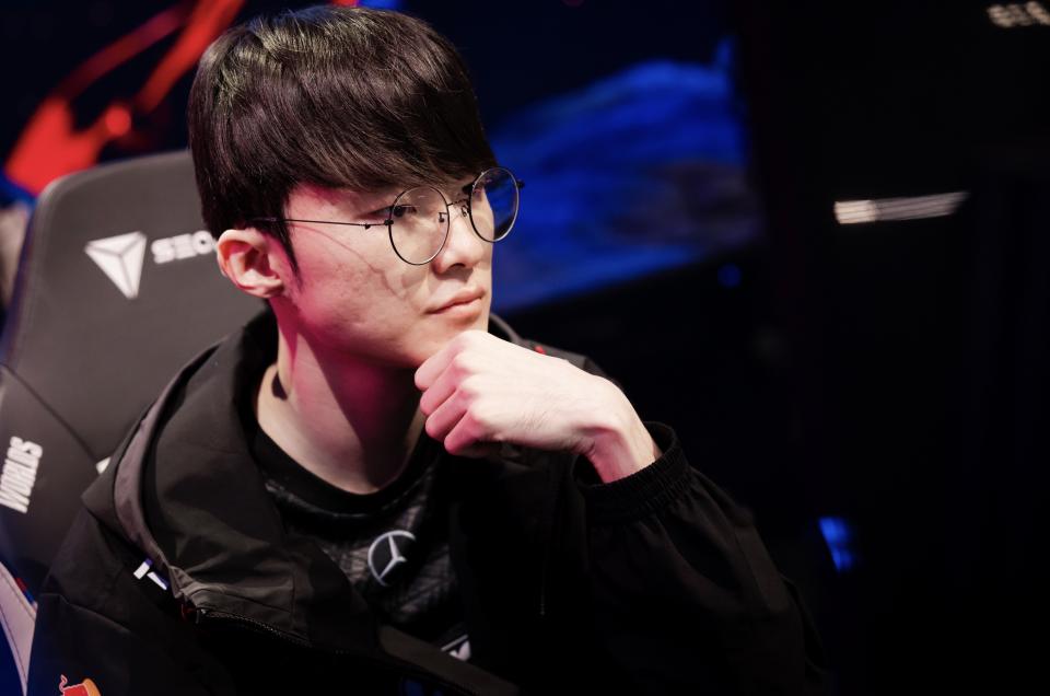 T1 Faker 賽後受訪表示無法打積分影響表現（來源：Riot Games 提供）