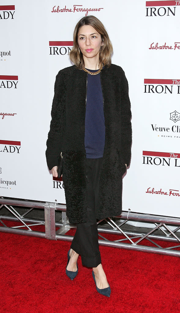 The Iron Lady NY Premiere 2011 Sofia Coppola