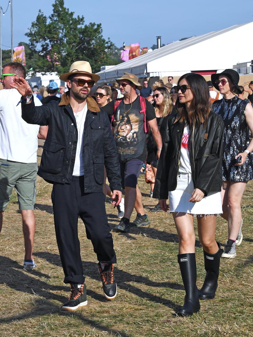 Gemma Chan and boyfriend Dominic Cooper (Dave Benett)