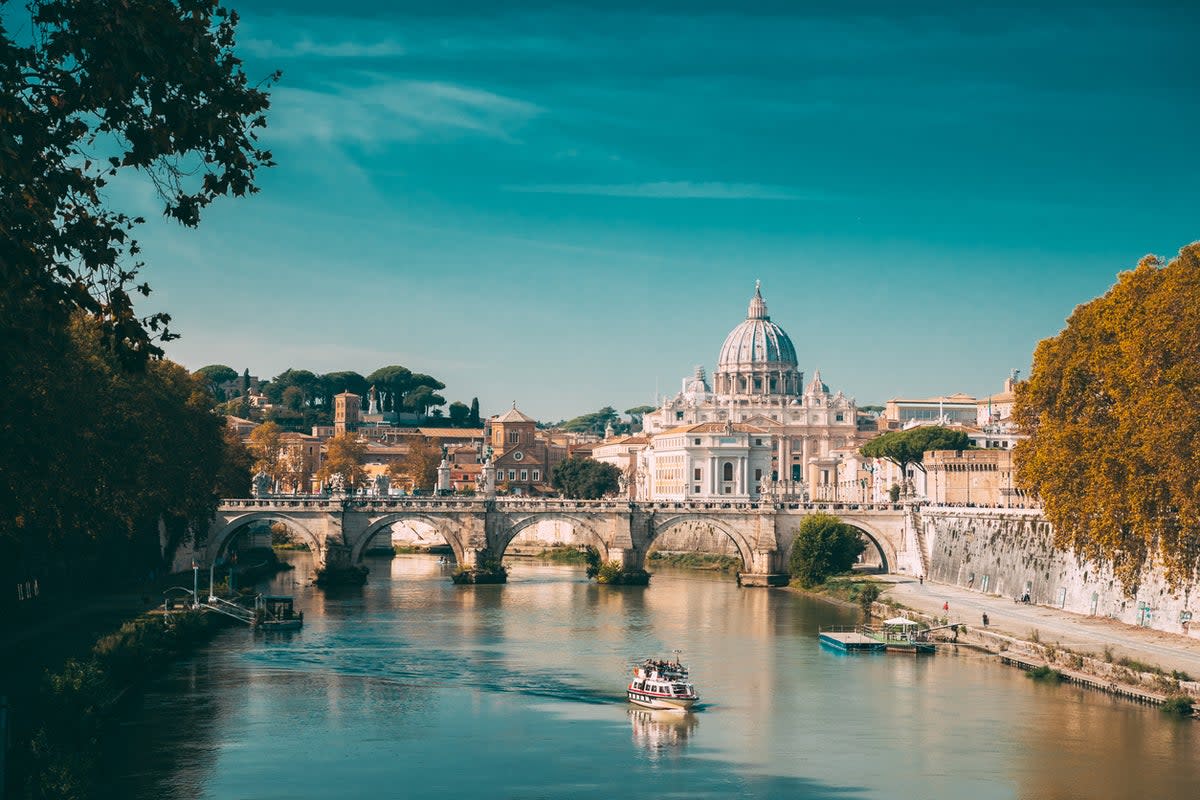 A view of Rome from the River Tiber (Getty Images/iStockphoto)