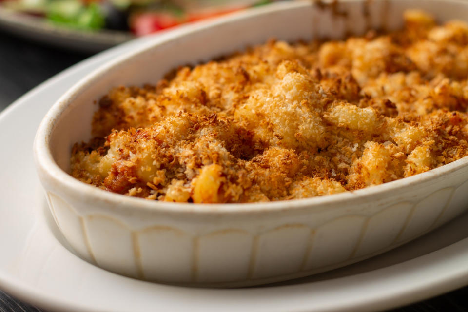 Crispy baked mac 'n' cheese