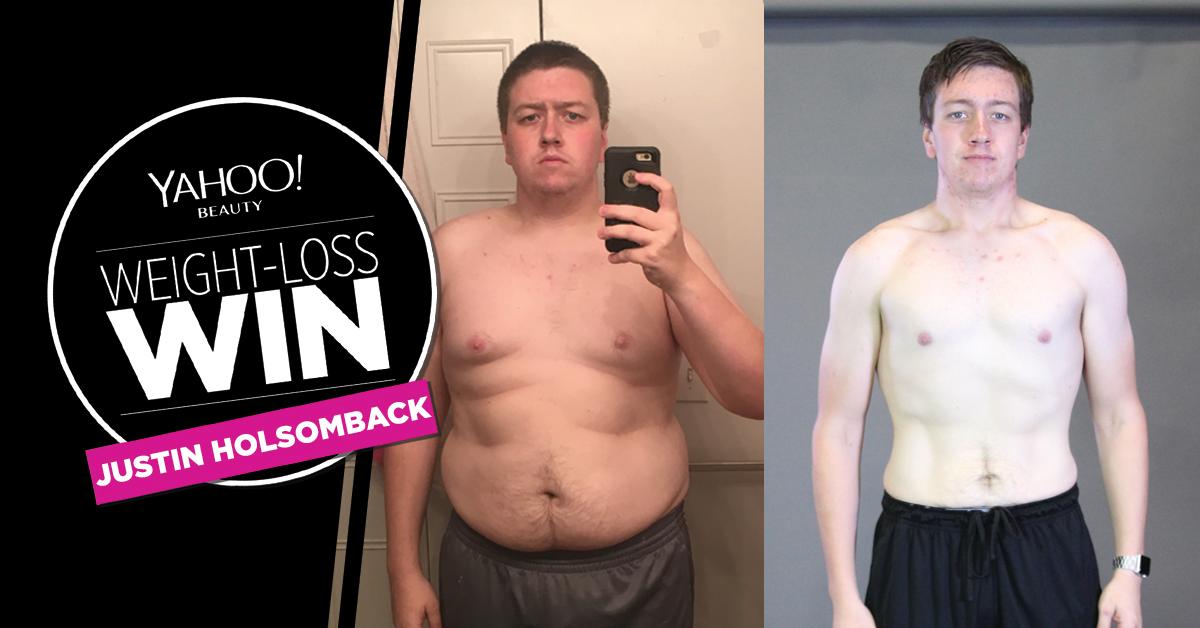 Justin Holsomback lost 125 pounds in a year.